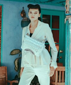 Alternative view of SPLIT THE CHECK (PEARL) CARGO CROSSBODY