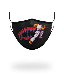 ADULT STREET FIGHTER RYU SHARK FORM FITTING FACE-COVERING