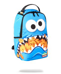 Alternative view of MINI COOKIE MONSTER SHARK BACKPACK