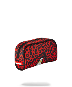 RED LEOPARD LIPS PENCIL CASE
