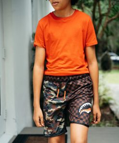 Alternative view of KIDS CHECKS & CAMO SWIM TRUNKS