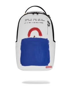 KEITH HARING BIG BLUE PURSE ART BACKPACK