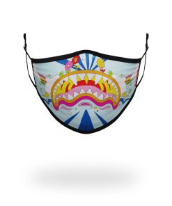 ADULT GROOVY SHARK FORM FITTING FACE MASK