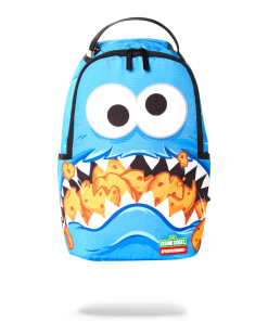 MINI COOKIE MONSTER SHARK BACKPACK