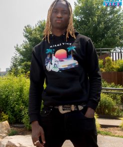 Alternative view of MIAMI VICE HOODY (BLACK)