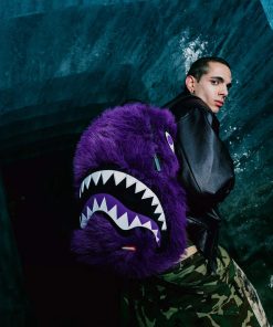 Alternative view of FURZILLA SHARK (PURP) BACKPACK