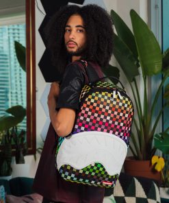 Alternative view of SHARKS IN PARIS THE GRID BACKPACK (DLXV)