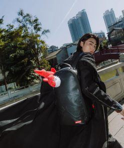 Alternative view of PLUSH SHARK BIG BITE BACKPACK