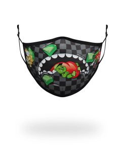 ADULT SHARK SQUAD FORM FITTING FACE MASK
