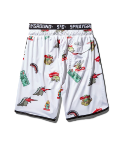 Alternative view of PATCH ALL-IN CORTO SWIM TRUNKS (WHITE)